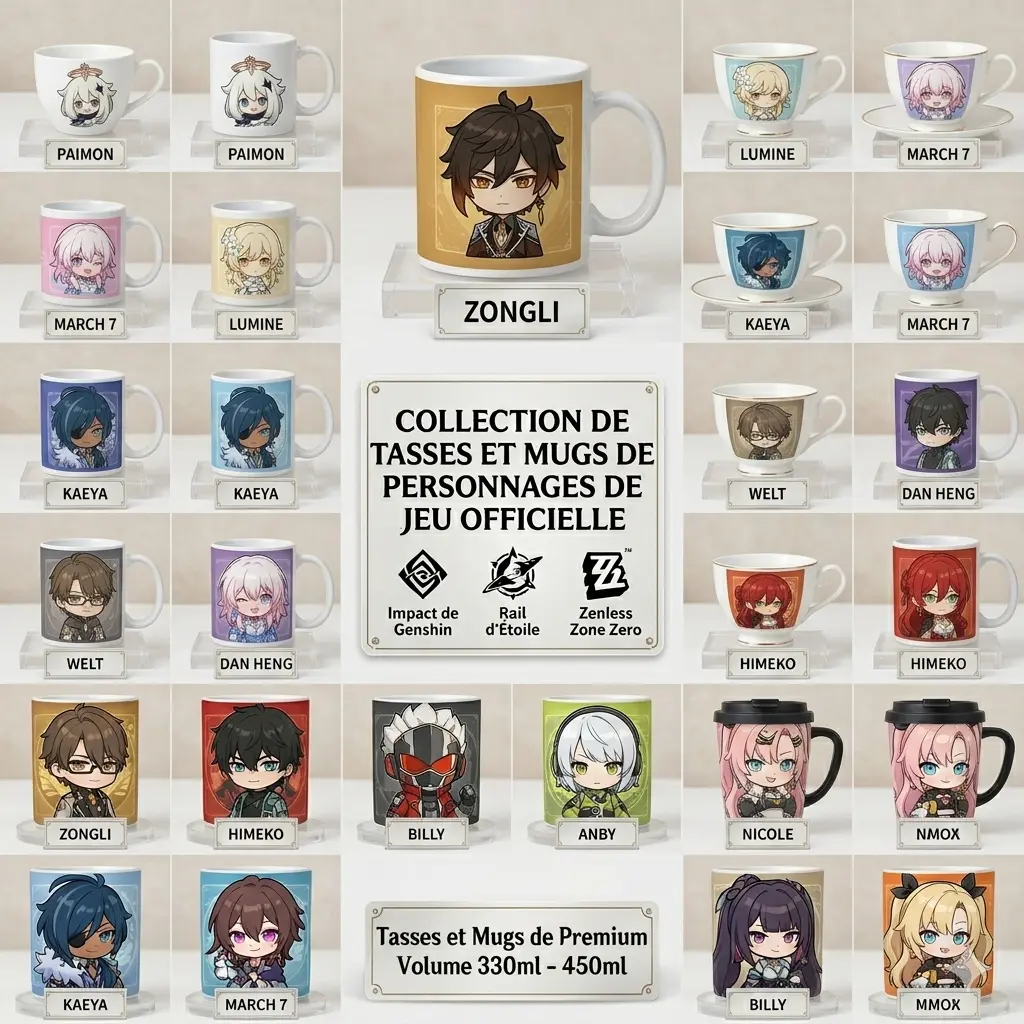 Tasses & Mugs Zenless Zone Zero Honkai Star Rail Genshin Impact Tasses & Mugs Zenless Zone Zero Honkai Star Rail Genshin Impact